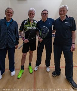 45te Senioren-Einzelmeisterschaft 2023, Bernd Götsch, Falk Liebsch, Franz Glatz, Wolfgang Hinder, samstag